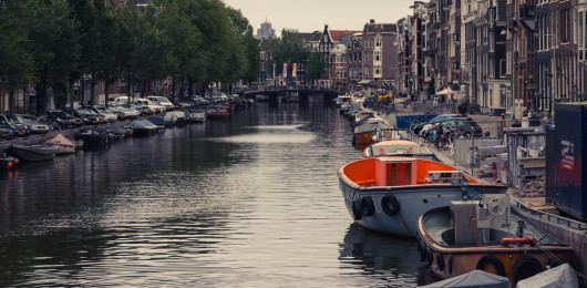 Canales de Amsterdam.