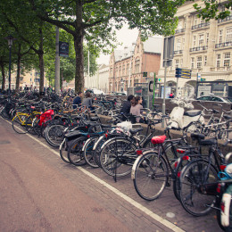 Las bicicletas, medio de transporte por excelencia en Amsterdam
